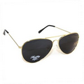 Gold Aviator Sunglasses